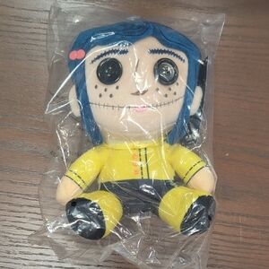 Blue and Yellow Stuffed Animal Plush Toy